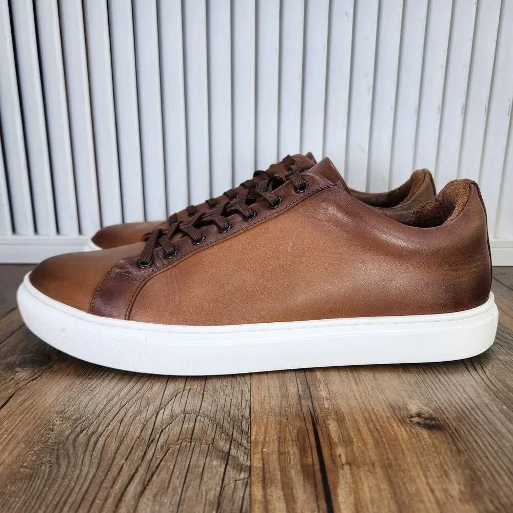 Thursday Boot Company Premier Low Top Sneakers Mens 11 Wide Brown Leather Shoes